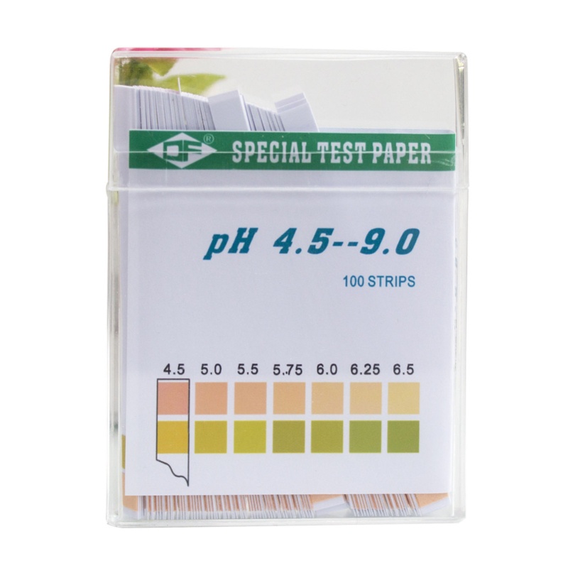 Ph Strip Test - ورق اختبار درجة الحموضة بلونين 4.5-9.0،