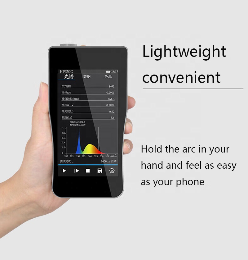 Spectroscope Handheld - HP350B يده الضوء الأزرق الطيفي اختبار