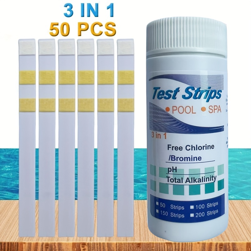 Ph Strip Test - شرائط اختبار الكلور PH سبا حمام
