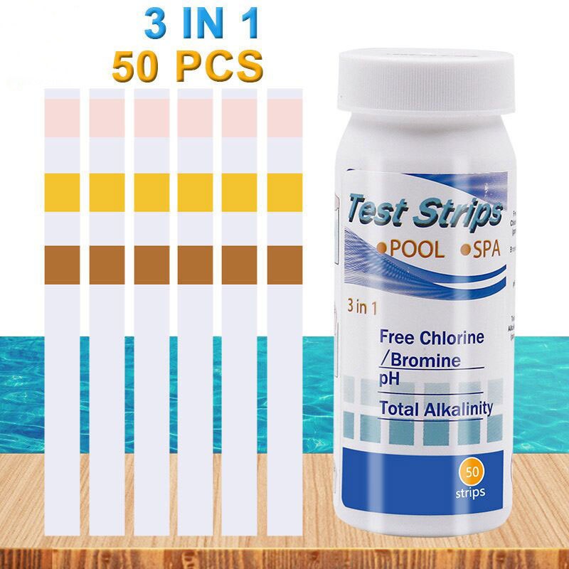 50 قطعة من شرائط اختبار الكلور - مراجعة Ph Strip Test وسعره