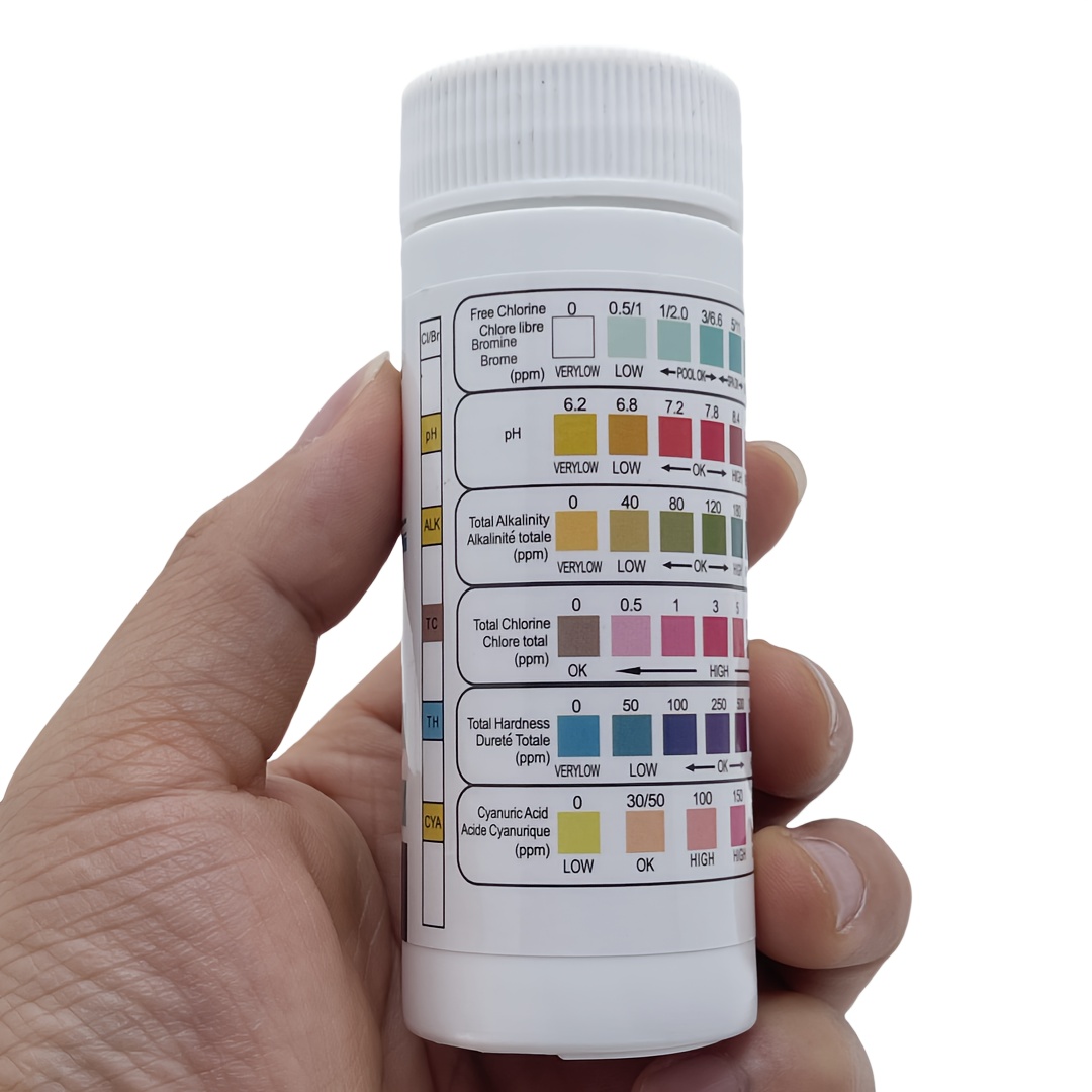 شرائط اختبار مياه حمام السباحة - مراجعة Ph Strip Test وسعره