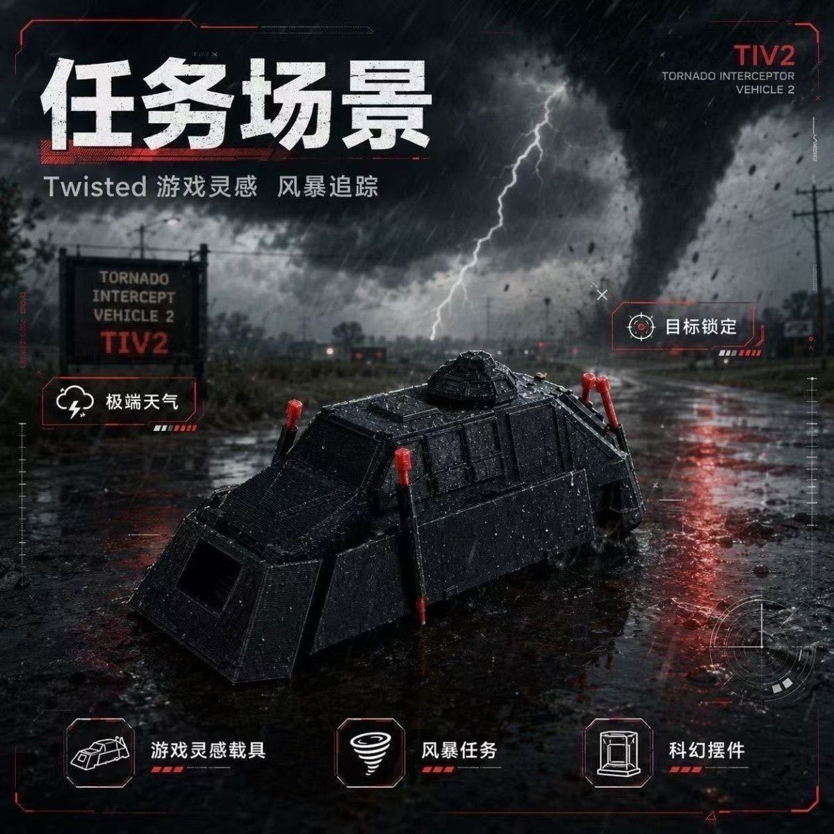 نموذج مركبة التنصت تورنادو TIV - مراجعة Science Hobbyist وسعره