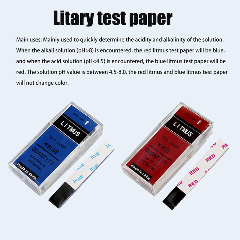 100 شريط/علبة من شرائط اختبار  - مراجعة Ph Strip Test وسعره