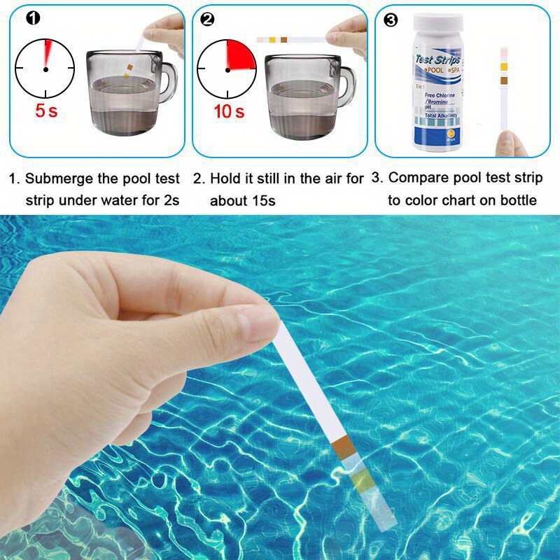 شرائط اختبار الكلور PH سبا حما - مراجعة Ph Strip Test وسعره
