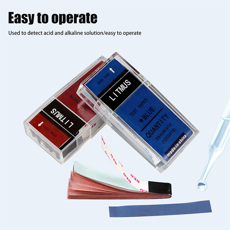 100 شريط/علبة من شرائط اختبار  - مراجعة Ph Strip Test وسعره